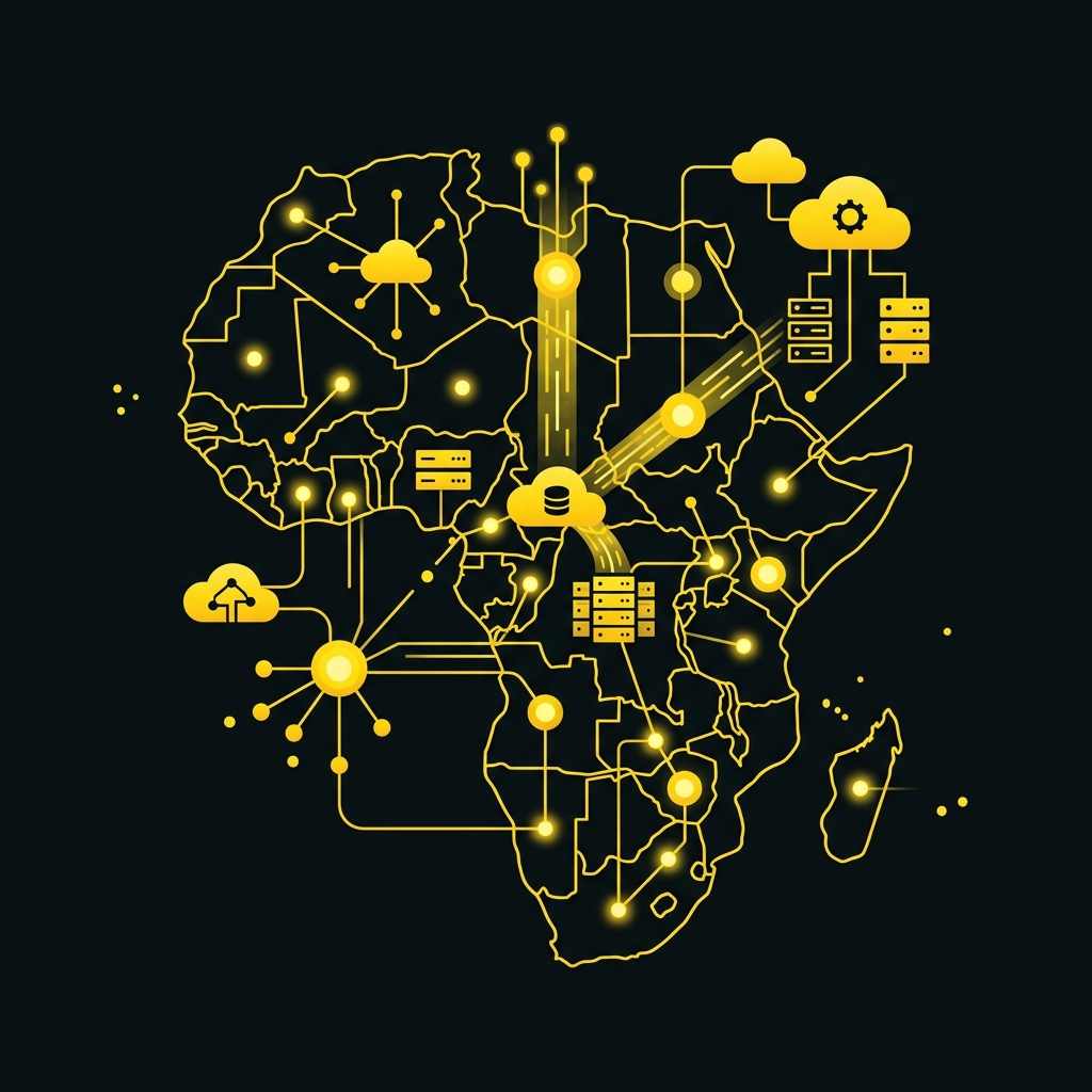 Infrastructure IT en Afrique — réseau cloud et données